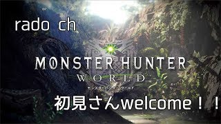 初見さんwelcome！！【MHW：モンスターハンターワールド PS4版】極ベヒーモス！！！【rado】