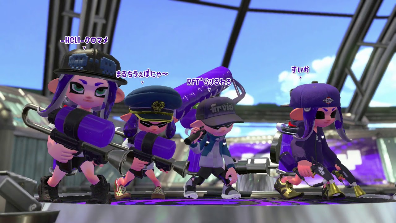 RfT*4タグ Part.1＜ヤグラ編＞[スプラトゥーン２]