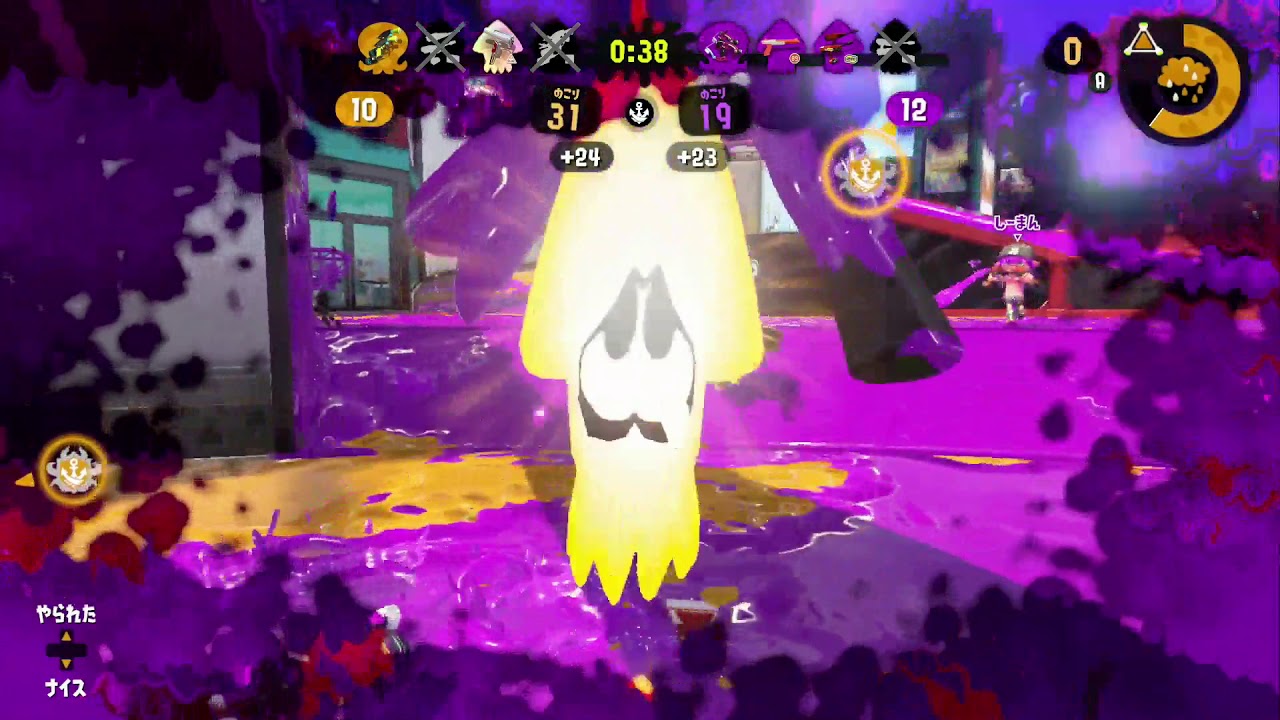 ［スプラトゥーン２　#18］ガチアサリ！多量キルをかましましたｗｗｗ