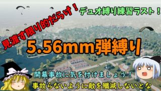 【週刊PUBG】制限付き極限バトルロワイヤル　３４縛り目【ゆっくり実況】