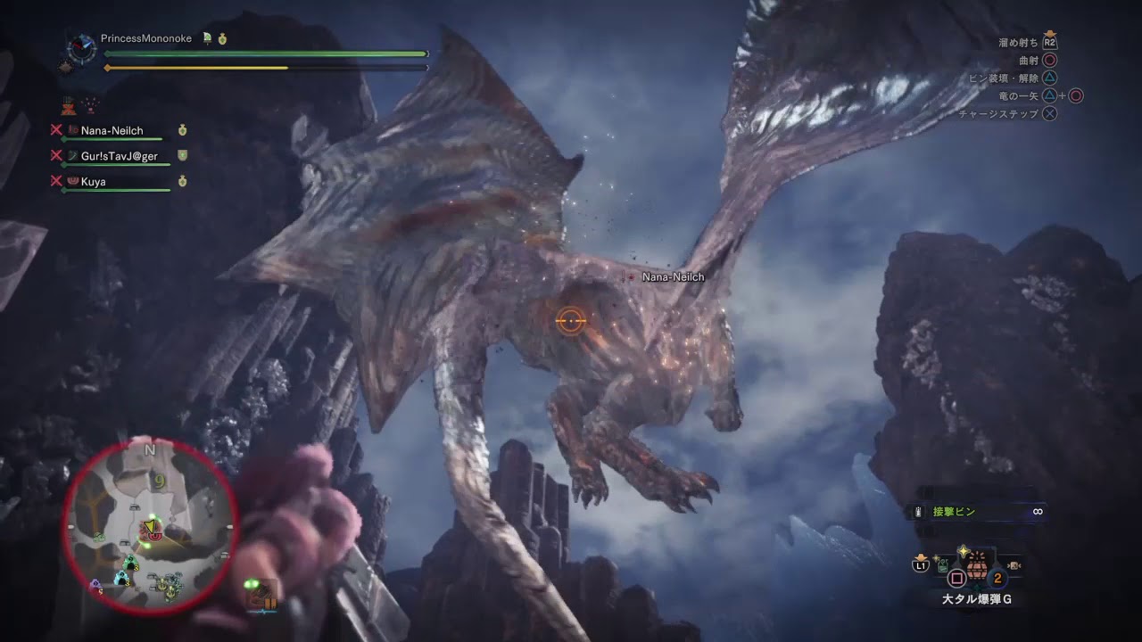 歴戦王クシャルダオラ　野良と私と男と外人【モンスターハンター：ワールド】