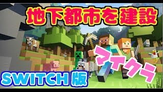switch版 マインクラフト　のんびりとやーる！　明日はスプラ