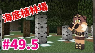 【マインクラフト】海底のさらに地下に植林場を作ってみるよ！　たまサバpart49