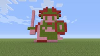 Minecraft Pixel Art - Dragon Quest 2 Prince of Cannock | マインクラフト ドット絵 - ドラゴンクエスト2 サマルトリアの王子