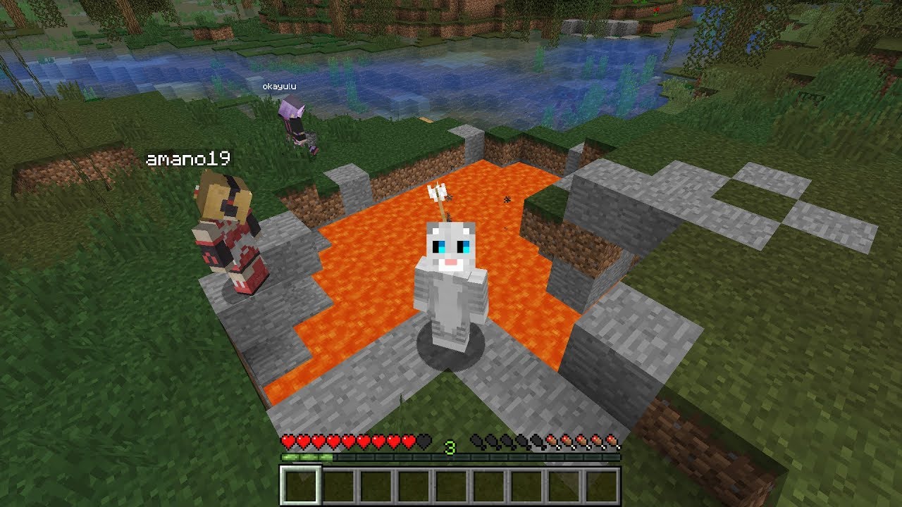 【配信アーカイブ】マインクラフトで泳ぐねこのひと