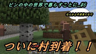 【マインクラフト実況】ビンの中の世界で暮らすことに...#6【ビンの中でのサバイバル】