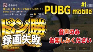 PUBG Mobileさやひな実況   したかったけど。。。