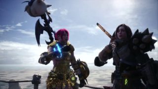 PS4 モンスターハンターワールド:任務クエスト:火の竜は森の頂★