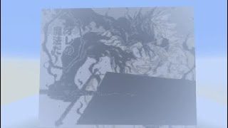 マインクラフトでブラッククローバーのアスタを作ってみた