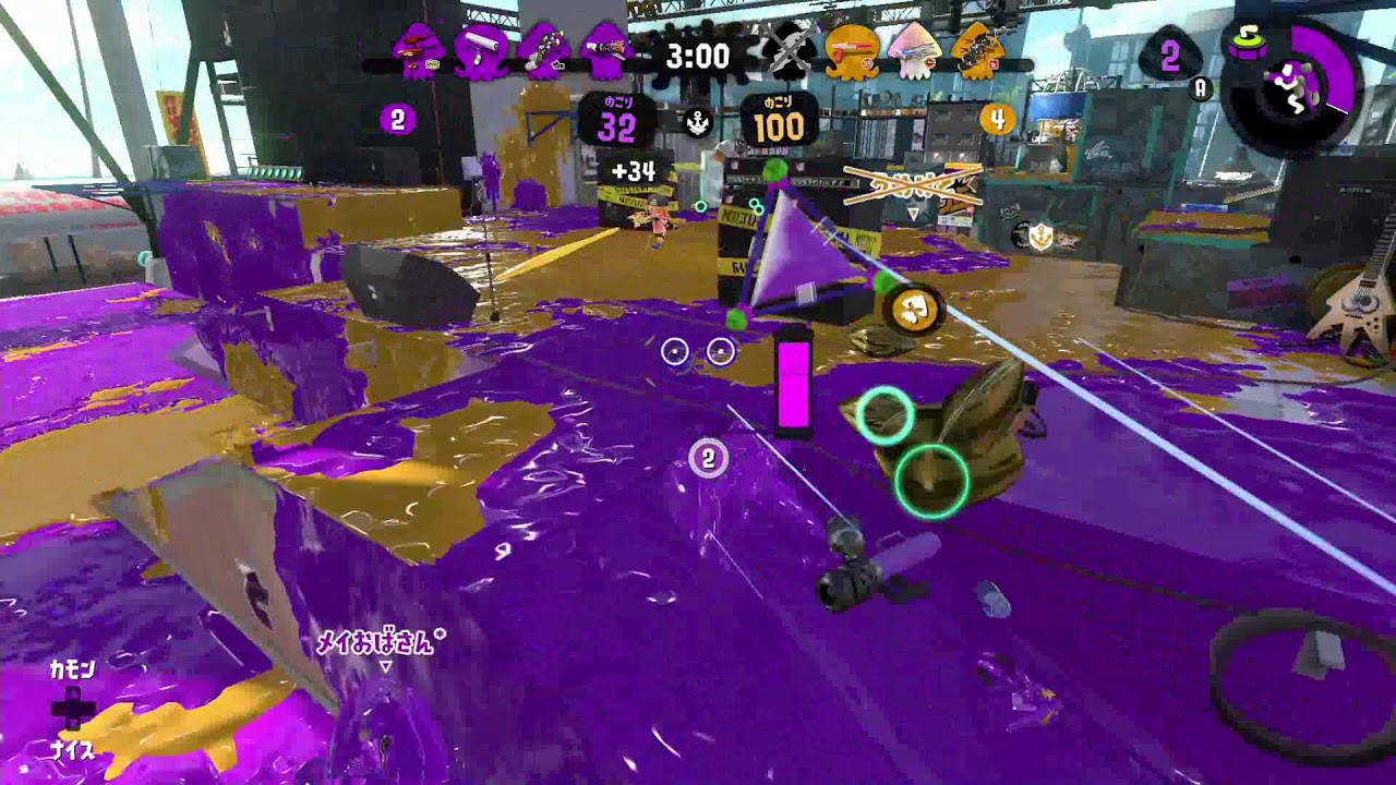 【スプラトゥーン２】カモンに答えてくれる味方は強い！【ガチアサリ】