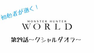 【MHW】初心者が逝く‼モンスターハンターワールド‼【第29話】