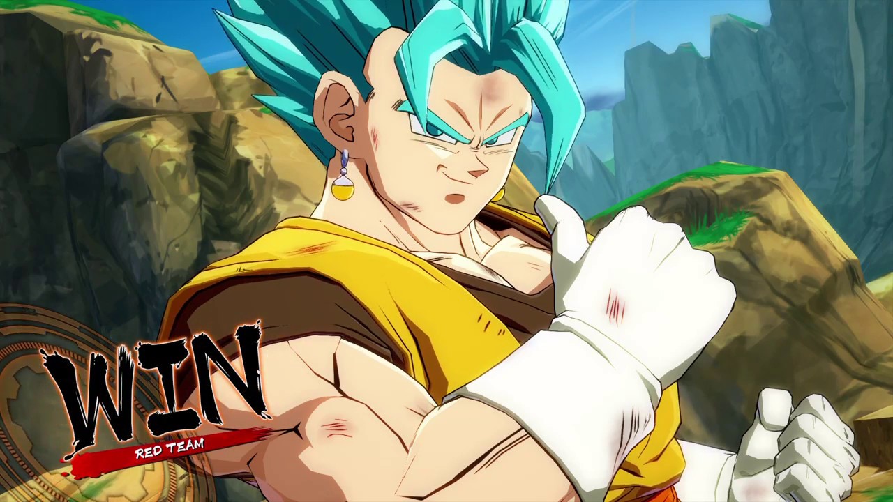 ドラゴンボール ファイターズ　世界１位ベジット　ベジータ（黒髪）と２段エリアルコンビ結成