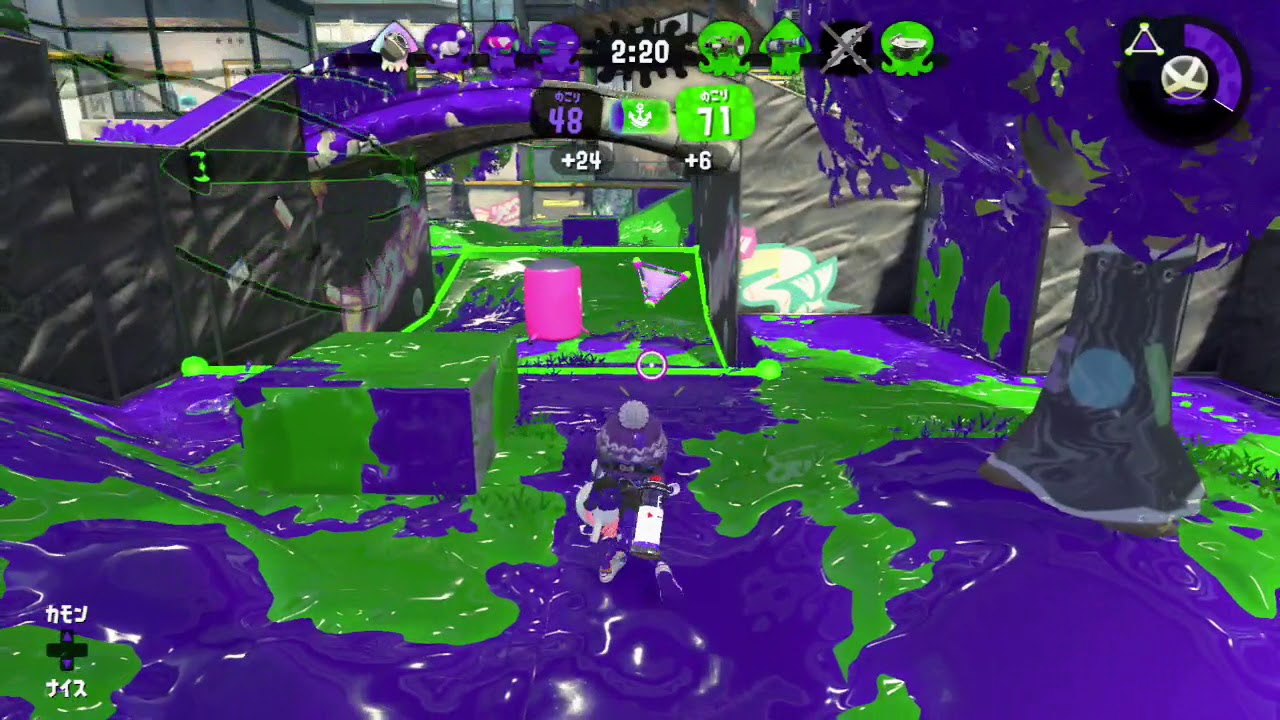 【スプラトゥーン2】ノヴァ  バッテラ  エリア