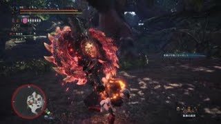 モンスターハンター：ワールド_超高出力属性解放斬りがカウンターで決まると気持ちいい件