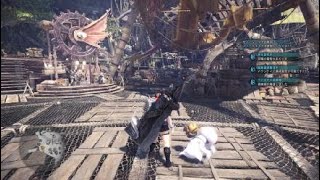 モンスターハンター：ワールド_vsジョー　MHW初めての大剣やってみた