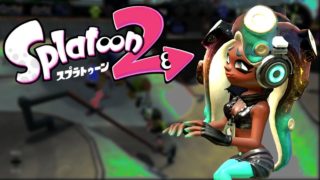 台風怖いけどはしごさんとリグマ【スプラトゥーン２】