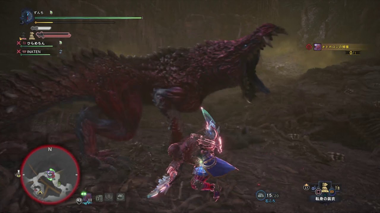 モンスターハンターワールド のんびりかりかり#501 オドガロン 双剣