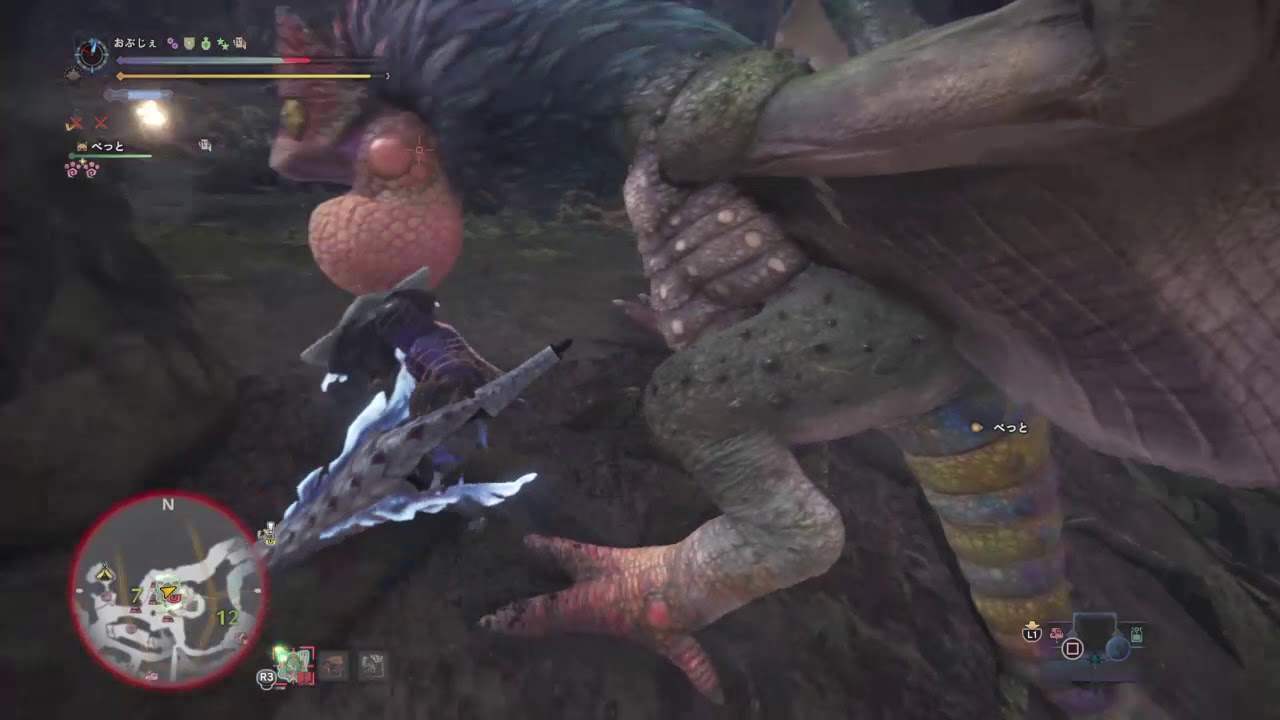 モンスターハンター：ワールド　初心者ハンター練習する。＃没