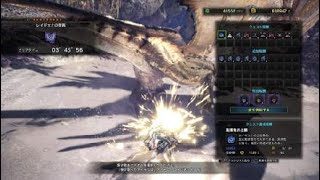 モンスターハンターワールド　歴戦個体レイギエナ　ソロ　弓
