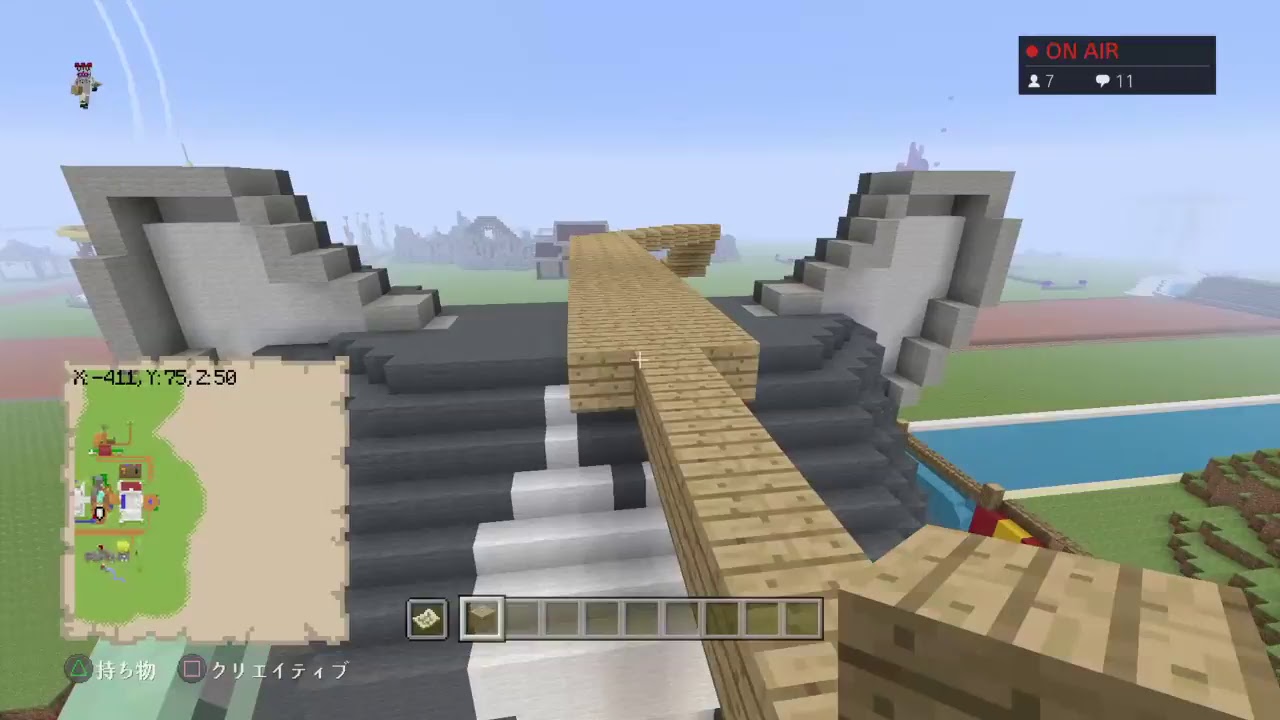 PS4[マインクラフト]まったり雑談ラジオ放送※画面固定多いです