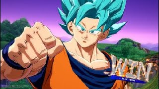 ドラゴンボール ファイターズ　世界１位スーパーサイヤ人ブルーチームVS魔人ブウチーム　別格のベジットブルー　ビーム対空牽制