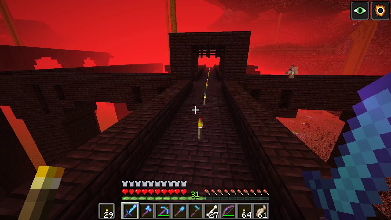 【マインクラフト】MC 411 ネザー要塞探険だけど・・・