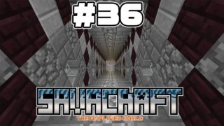 【SAVACRAFT #36】ゴリゴリの階段完成しました！！:Amplified Hard Multi【マインクラフト】