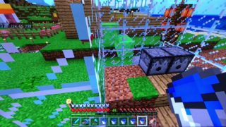 switch版マインクラフト　統合版（BE/PE）　海草・ナマコの一体型自動製造機の作成