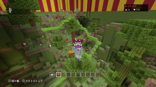 PS4[マインクラフト］ジェットコースター作りやーる　自然編