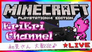 【マインクラフト】まったりえりクラ♪固定メンバーとすごいの作るぞー★