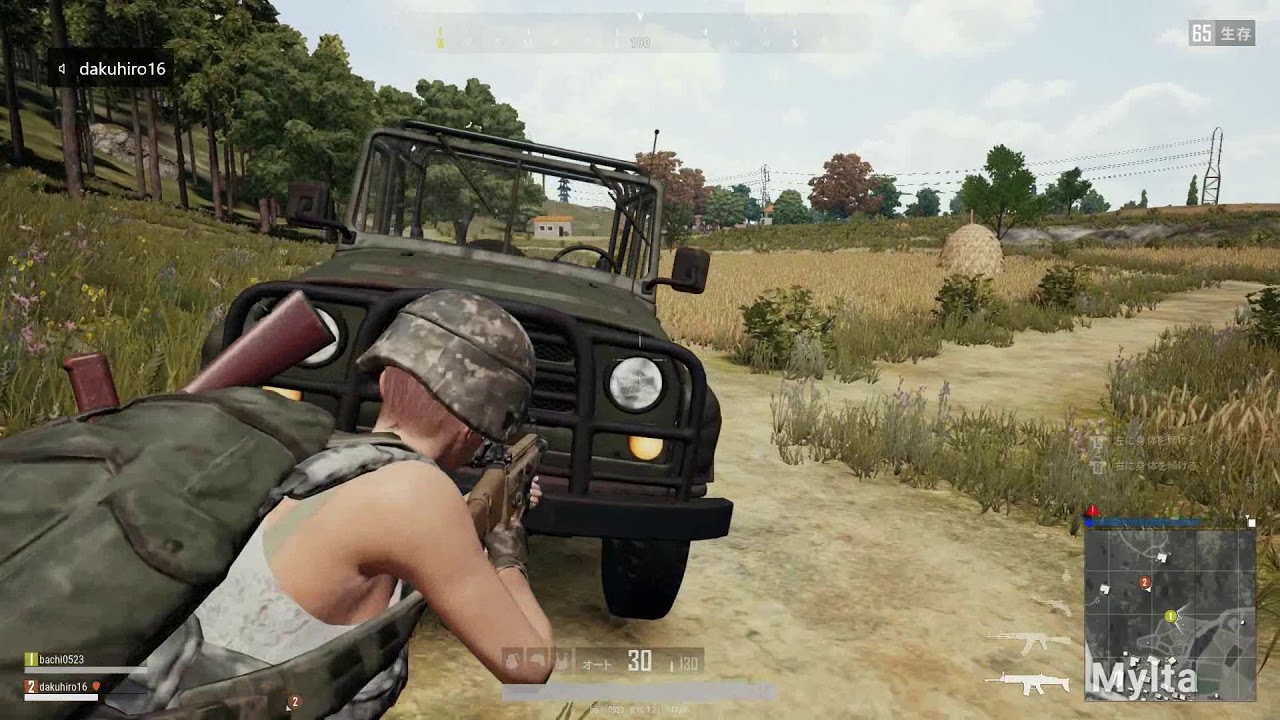 #12【TPS】ばーちーとゆかいな仲間たちの「PUBG」実況プレイ！ダイジェスト！