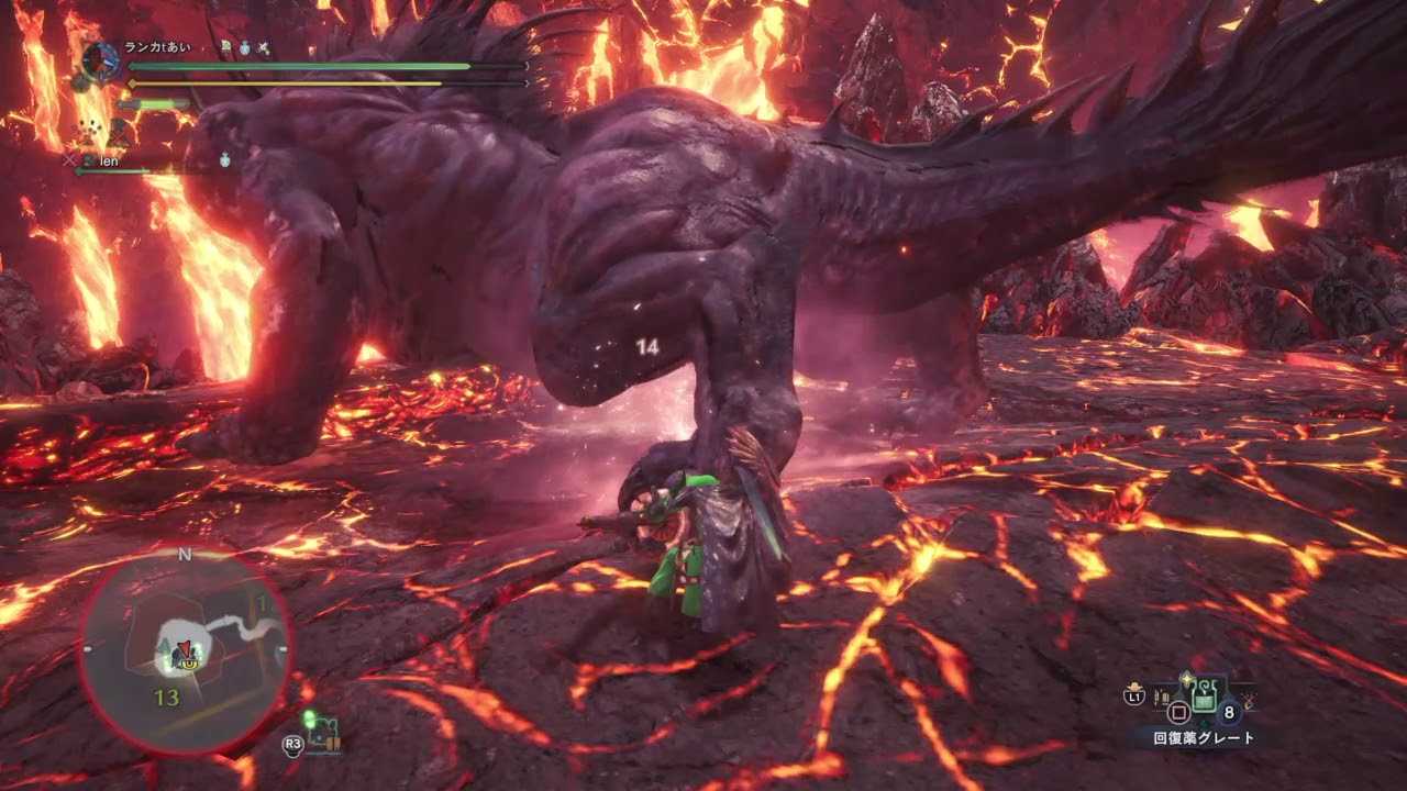 モンスターハンター：ワールド_ベヒーモス戦2