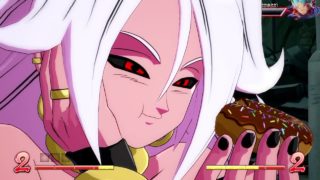 ドラゴンボール ファイターズ_ベジータブルーを補食する