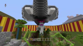 PS4[マインクラフト]オノリーランド　ジェットコースター作りやーる