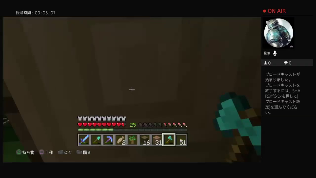 かつの寝れなくマインクラフト