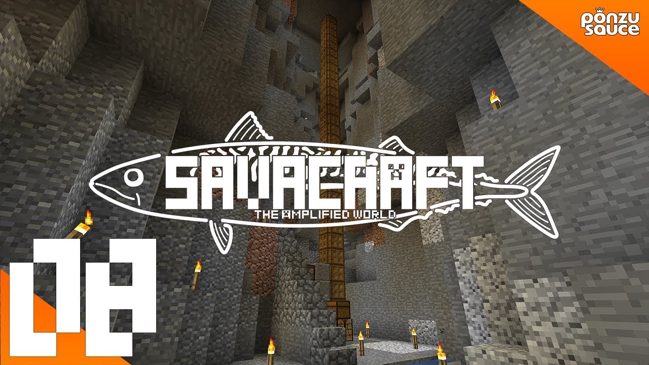 【SAVACRAFT】08 ガラス1強時代の終焉:Amplified Multi【マインクラフト】