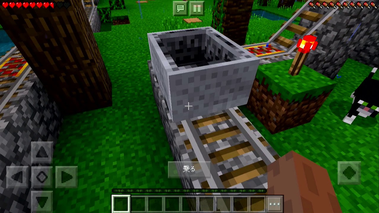 ちんちん電車作ったらMobが阿修羅になった マインクラフト【komonji】