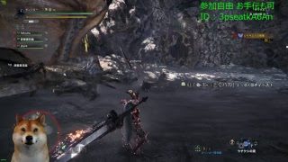 【PC版】モンスターハンターワールド MHW 適当にクエ参加