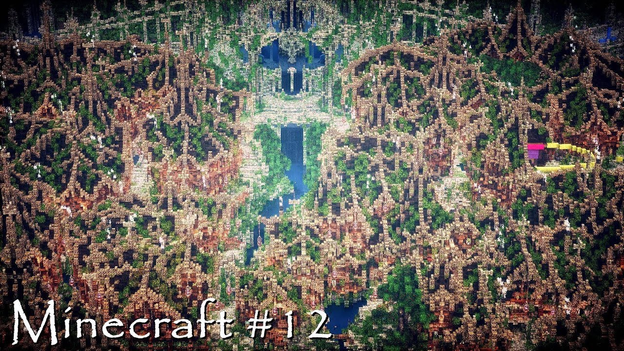 🌿【マインクラフト】お空にファンタジーな浮遊都市を建築しよう！#12