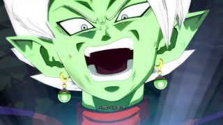 ドラゴンボール ファイターズ　世界１位トランクス　合体ザマスにドラマチックフィニッシュ　最強すぎる少年悟飯の動き