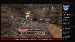 ＃１９【ライブ】石炭、鉄、金、ダイヤ♪　資源集めだワッショイ♪ワッショイ♪【マインクラフト】