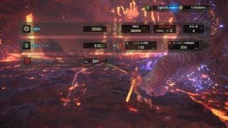 モンスターハンター：ワールド_歴戦王ナナ、太刀マルチ。