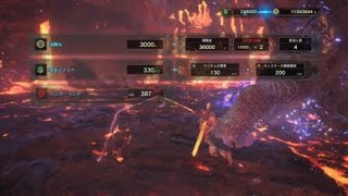 モンスターハンター：ワールド_歴戦王ナナ、太刀マルチ。