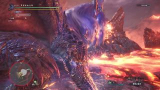 モンスターハンター：ワールド_歴戦王ナナ・テスカトリ　兜割りフィニッシュ