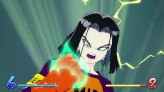 ドラゴンボール ファイターズ　１７号＆クウラ　追加キャラタッグ　１７号の三角飛びは応用が利きそう