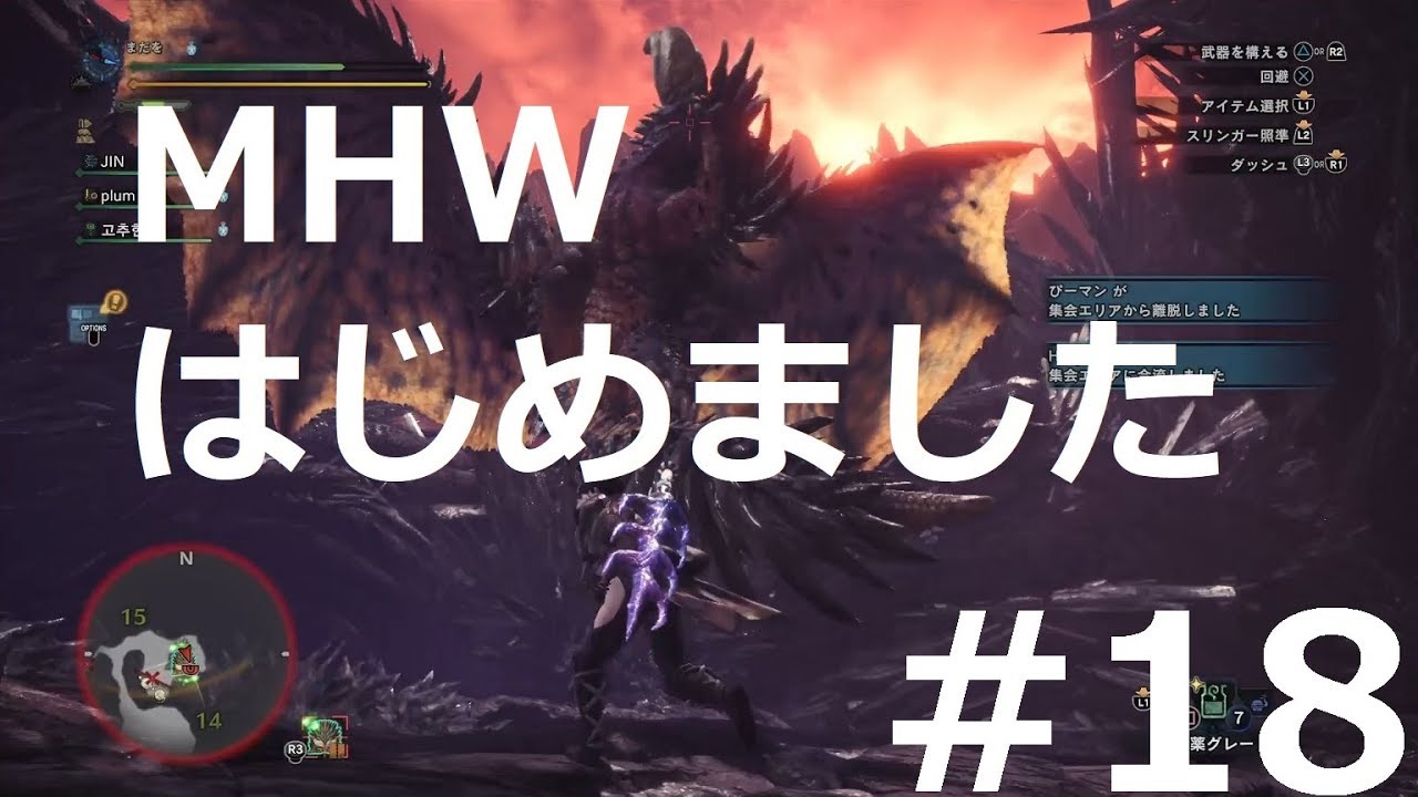 モンスターハンター：ワールド 18  ネルギガンテ素材集め