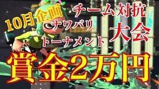 【スプラトゥーン2】10/28大会開催決定！参加募集！詳細動画！【企画】【概要欄みてね】
