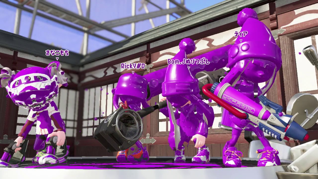 【スプラトゥーン2】新武器ナモベチでエンジョイナワバリ〜