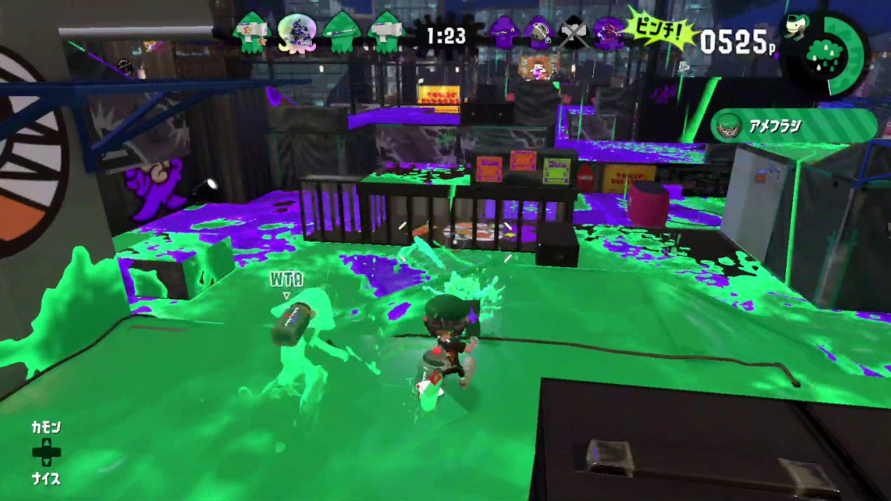 【スプラトゥーン2]もみじシューターでハロウィンフェス🎃やってみた