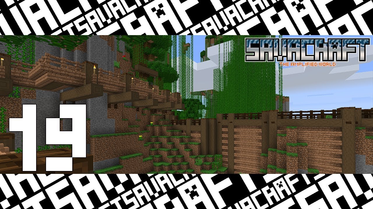 【SAVACRAFT】19 土地開拓続き:Amplified Multi【マインクラフト】